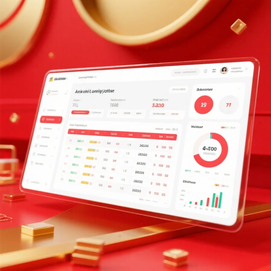 澳洲幸運10結果查詢與數據展示介面