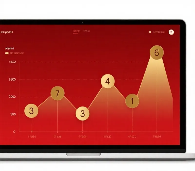 號碼走勢與統計視覺示意
