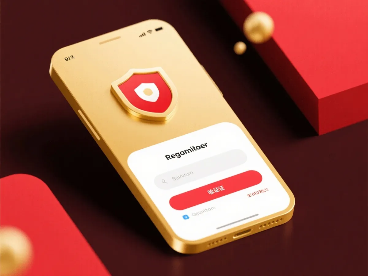 手機端官方註冊流程示意圖